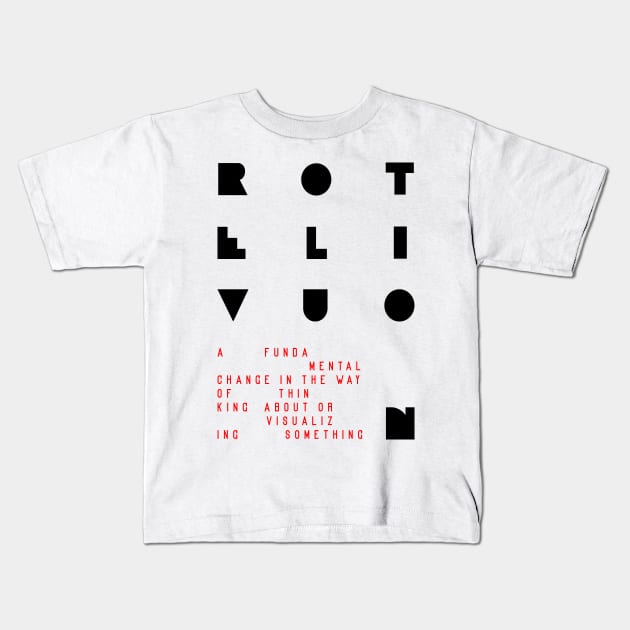 Revolution Fundamental changes Kids T-Shirt by Quentin1984